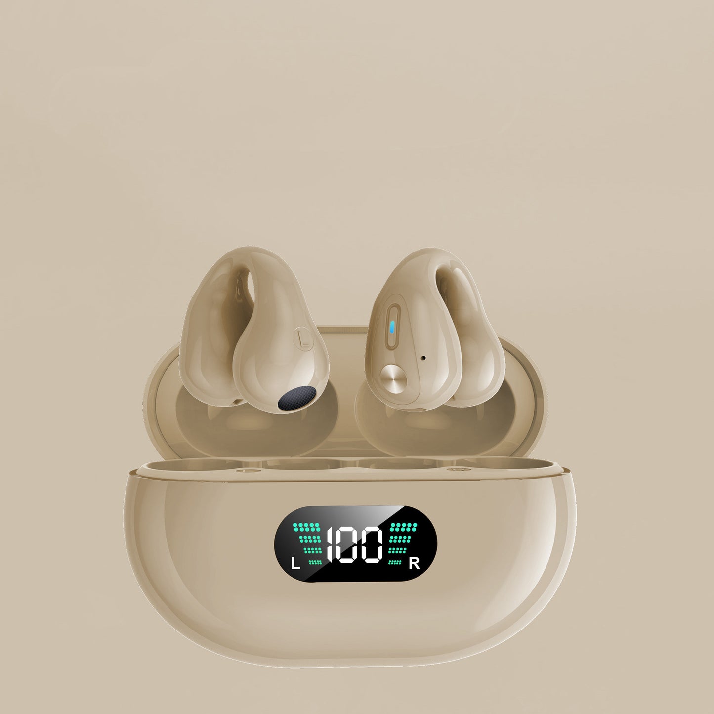 Bone Conduction Headphones TWS Earbuds Ear Clip Bluetooth