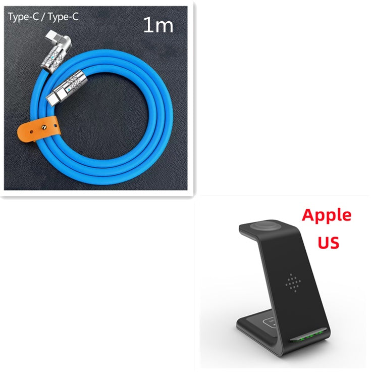 3 In 1 Fast Charging Station Wireless Charger Stand Wireless Quick Charge Dock for Phone Holder